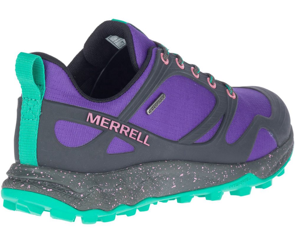 Merrell Hiking Shoes Purple/Black - Altalight Waterproof - Womens 07JKWZCVN